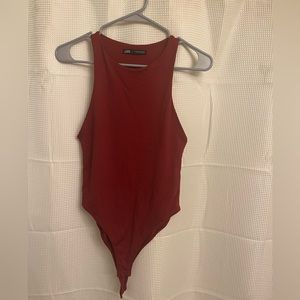Zara maroon bodysuit - size medium